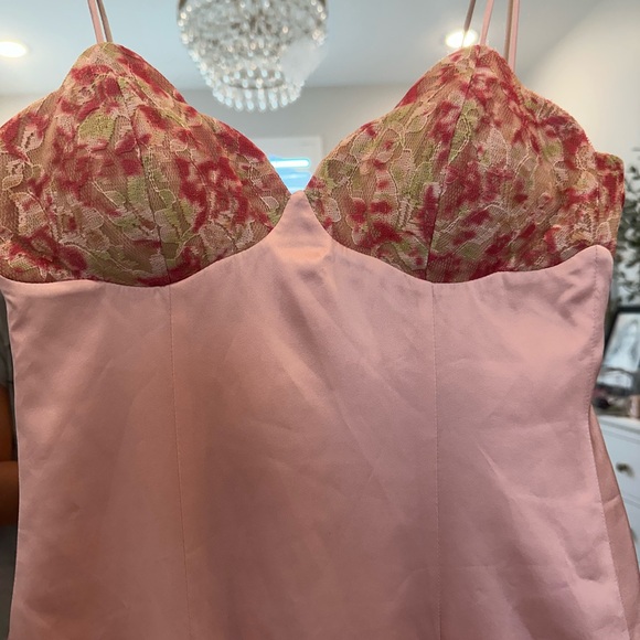 Nana Jacqueline Eva Silk Dress in Pink - Picture 3 of 8